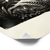 Mayon Vulkan Triptychon-Wandkunst Poster (Ecke)
