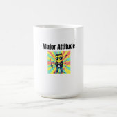 Mayor Einstellung - Cool Confident Kid Cartoon wit Kaffeetasse (Mittel)