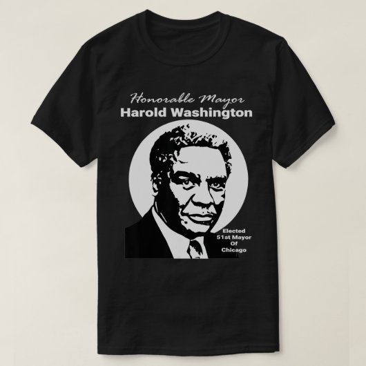 Mayor Harold Washington T-Shirt (Design vorne)
