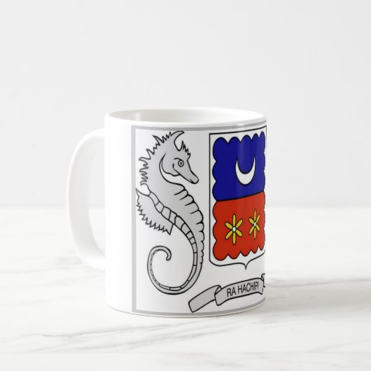 Mayotte - Flag - Kaffeetasse (Vorderseite Links)