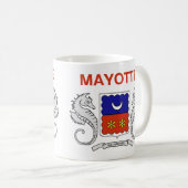 Mayotte Flag Keramik Kaffee Tasse (VorderseiteRechts)