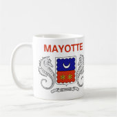 Mayotte Flag Keramik Kaffee Tasse (Links)