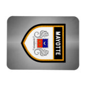 Mayotte Flag Magnet (Horizontal)