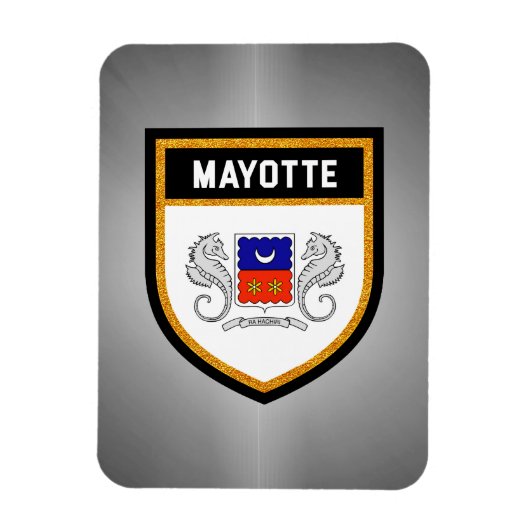 Mayotte Flag Magnet (Vertikal)