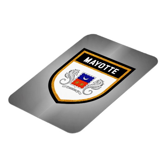 Mayotte Flag Magnet (Linke Seite)