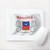 Mayotte Flag Mousepad (Mit Mouse)