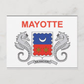 Mayotte Flag Postkarte (Vorderseite)