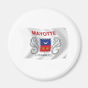 Mayotte-Flagge-Magnet Magnet