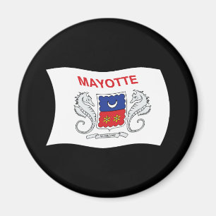 Mayotte-Flagge-Magnet Magnet