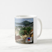 Mayotte - Luftbild von Sada - Kaffeetasse (VorderseiteRechts)