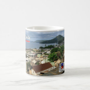 Mayotte - Luftbild von Sada - Kaffeetasse