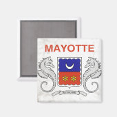 Mayotte Magnet (Vorderseite/Rückseite)