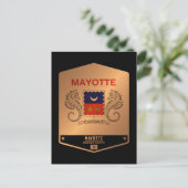 Mayotte Postkarte (Stehend Vorderseite)