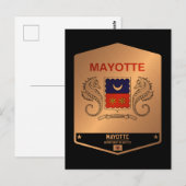 Mayotte Postkarte (Vorne/Hinten)