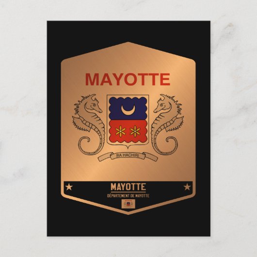 Mayotte Postkarte (Vorderseite)