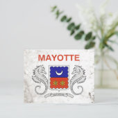 Mayotte Postkarte (Stehend Vorderseite)