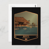 Mayotte Postkarte (Vorne/Hinten)