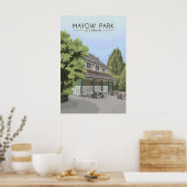 Mayow Park London Reiseplakat Poster (Küche)