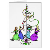 Maypole Dancers Card (Vorne)