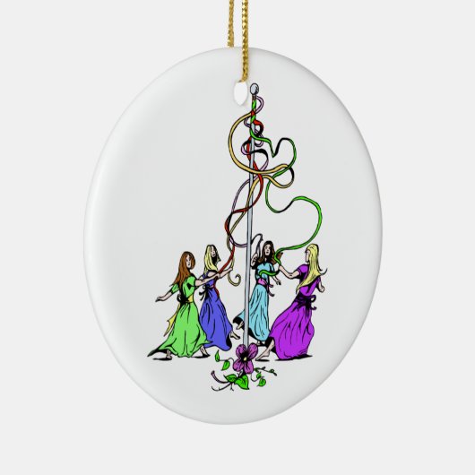 Maypole Dancers Keramikornament (Rechts)