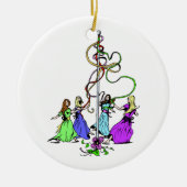 Maypole Dancers Keramikornament (Vorne)