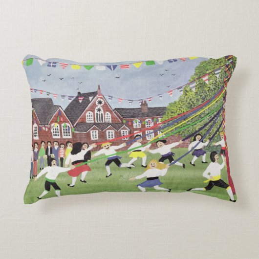 Maypole Dancing 1991 Dekokissen (Vorderseite)