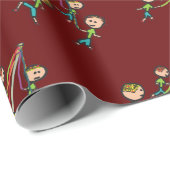 Maypole Dancing Geschenkpapier (Rolleneckpunkt)