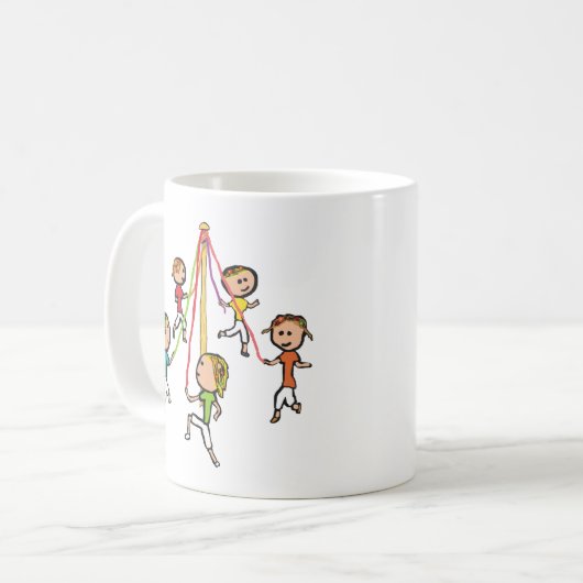 Maypole Dancing Kaffeetasse (Vorderseite Links)