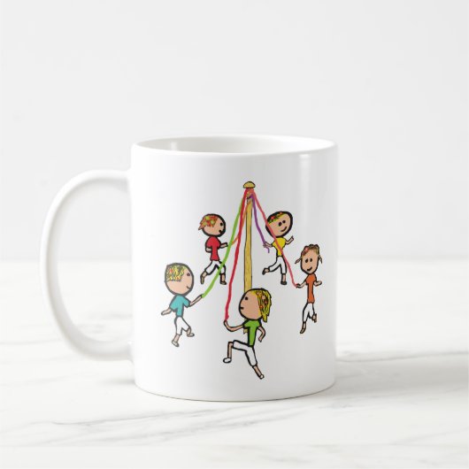 Maypole Dancing Kaffeetasse (Links)