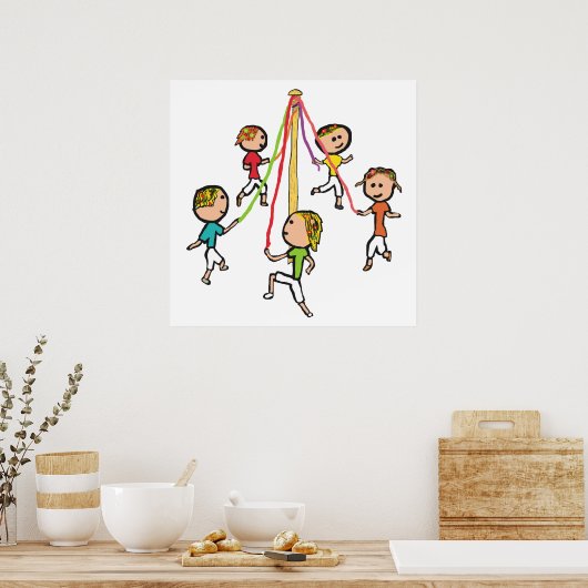 Maypole Dancing Poster (Küche)