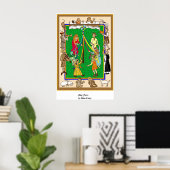 Maypole, mittelalterliches Fayre Poster (Heimbüro)