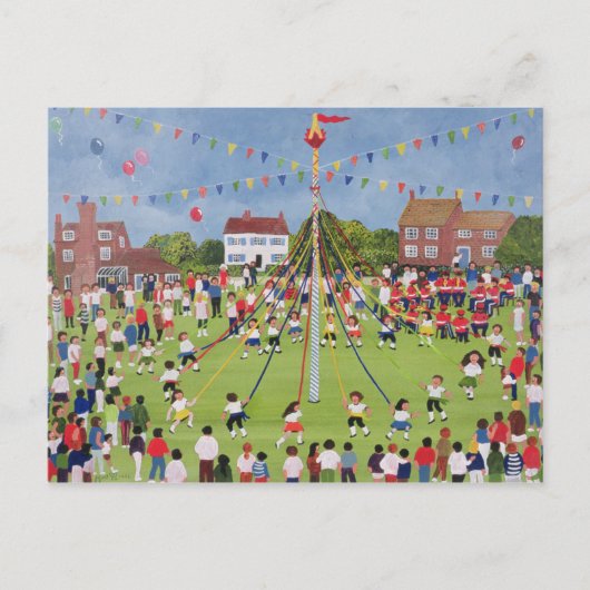 Maypole Postkarte (Vorderseite)