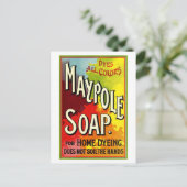 "Maypole Soap Advertisement" Postkarte (Stehend Vorderseite)