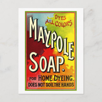 "Maypole Soap Advertisement" Postkarte
