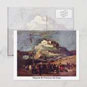 Maypole von Francisco De Goya Postkarte (Vorne/Hinten)