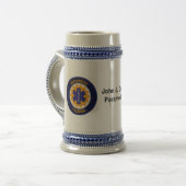 Mayport Feuer-Sanitäter Stein Bierglas (Vorderseite Links)