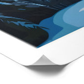 Mayrhofen Ski Print 1 Poster (Ecke)