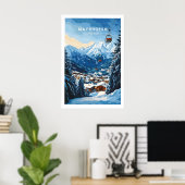 Mayrhofen Ski Print 1 Poster (Heimbüro)