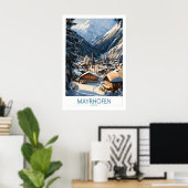Mayrhofen Ski-Wandkunstposter 1 Poster (Heimbüro)