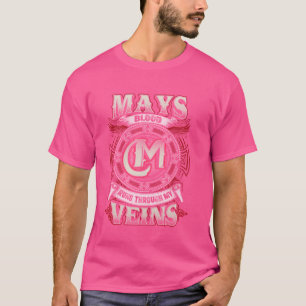 Mays Familienname läuft durch meine Venen T-Shirt