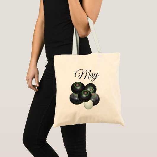 "Mays", "Lawn Bowls Tote Bag" Tragetasche (Vorderseite (Produkt))