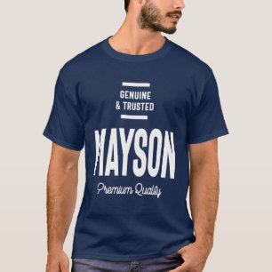 Mayson Personalisiert Name Birthday Gift T-Shirt