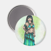 Maysun Belly Dancer Magnet (Vorderseite/Rückseite)