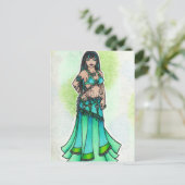 Maysun Belly Dancer Postkarte (Stehend Vorderseite)