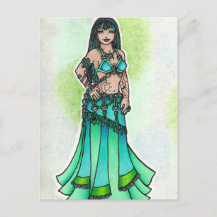 Maysun Belly Dancer Postkarte