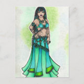 Maysun Belly Dancer Postkarte (Vorderseite)