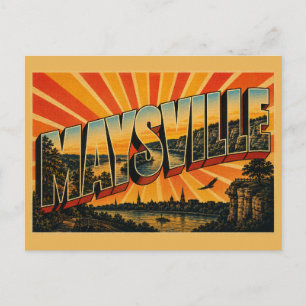Maysville Kentucky River Naturschutzgebiet Klippen Postkarte