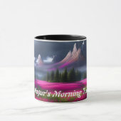 Mayurer Morgentee Personalisiert anpassbar Tasse (Zentrum)