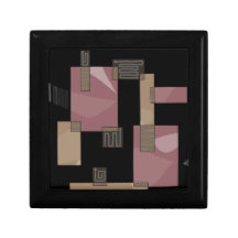 Maz Egyptian Collage Pastel Staubig Rosa Braun Sch