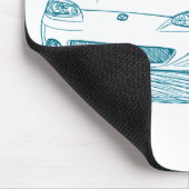 Maz Miata MX5 2. GEN Mousepad (Ecke)